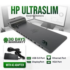 HP UltraSlim Docking Station USB 3.0 per Tablet HP Pro x2 612 G1 con Adattatore AC