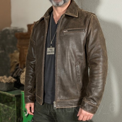 Giacca biker uomo pelle - , bovina