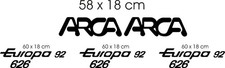 Adesivi per camper arca europa 92 626 set completo come foto 5 elementi