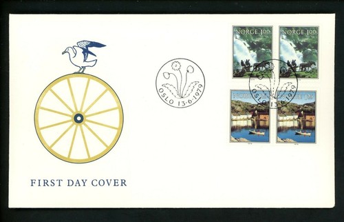 Storia postale norvegia fdc - postale,
