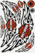 Adesivi Harley-Davidson Adesivi Casco Moto Tuta Carene Patch 883 Road King