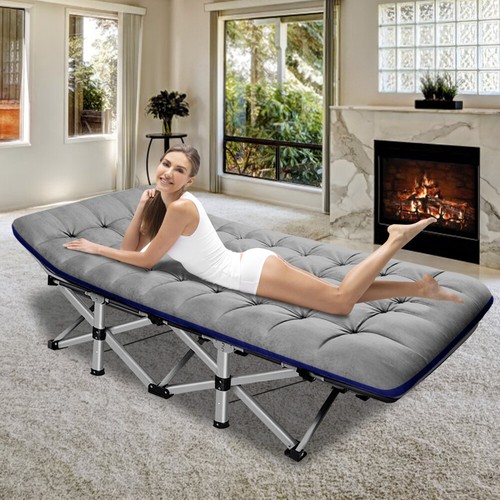 Folding camping cot adults - camping,