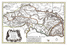 TURCHIA REGIONE MEDITERRANEA "Pamphilia et Pisidia" 1725 Covens & Mortier