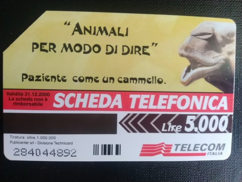 Scheda telefonica collezione - scheda,