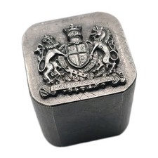 Stampa In Rame In Acciaio Stemma Reale