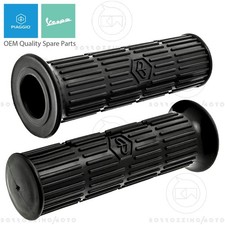 COPPIA MANOPOLE NERE LOGO