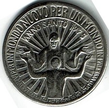 Medaglia "Per un mondo nuovo / Per un mondo in pace" Anno santo 1975 - Argentana