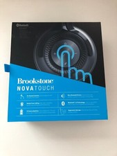 Brookstone NovaTouch Cuffie Bluetooth Wireless Nero NUOVE CON SCATOLA