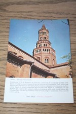 Cartolina pubblicitaria Midy Pomata Supposte farmaceutica Abbazia Milano 1954
