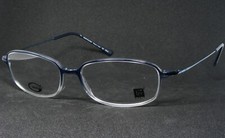 Try Basic Genium TC027 Blu/Trasparente Occhiali Montatura 51-15-135mm Italy