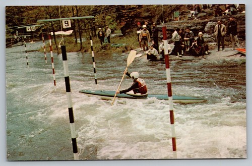 White water slalom canoa - water, e
