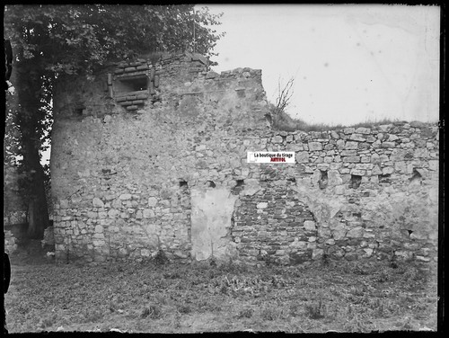 Rovine torre guerre - rovine,, placca