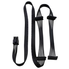 NUOVO 6Pin Maschio a 4 SATA