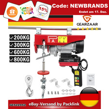 Paranco elettrico verricello