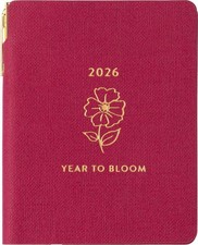 Eccolo 2025-2026 Agenda settimanale tascabile 18 mesi, cover morbida similpelle con