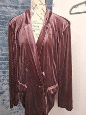 Blazer doppiopetto velluto