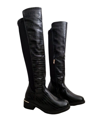 Scarpe stivali donna neri
