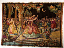 Antico arazzo belga vittoriano