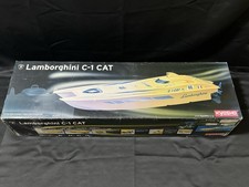 Motore a scoppio Kyosho RC BOAT Lamborhini C-1 CAT 21 vintage incluso scala 1/14