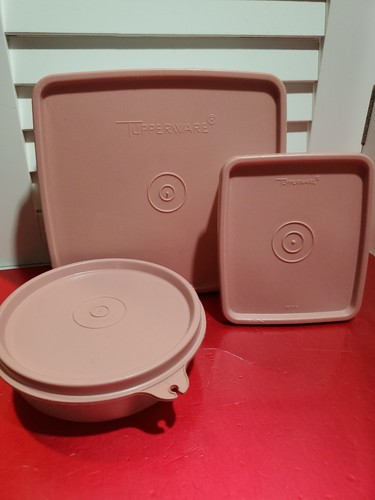 Vtg tupperware dusty rose - tupperware,