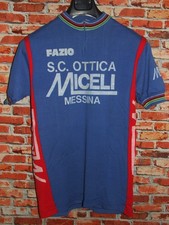 EROICA MAGLIA SHIRT MAILLOT BICI CICLISMO VINTAGE 70'S MESSINA 50% LANA
