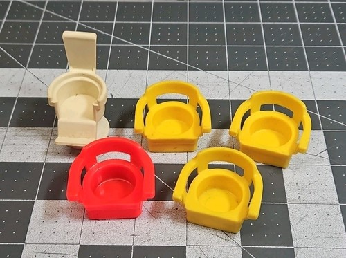 Set sedie vintage fisher price - vintage,