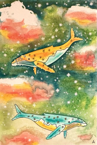 Quadro antico mare originale