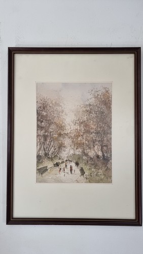 Pittura acquerello paesaggio - acquerello,