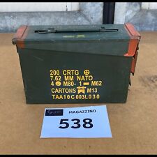 Scatola Munizioni in Metallo 200 CRTG Esercito Americano