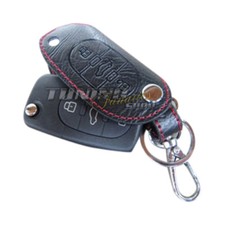 Chiave Borsa Custodia Pelle Rosso 3er per Audi A3 8L A4 B5 A4 8E B6 B7 A6 4B Tt