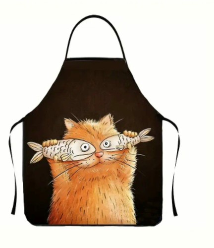 Grembiule cucina gattino - da,