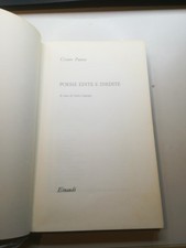 Poesie Edite e Inedite - Pavese - Einaudi, 1962