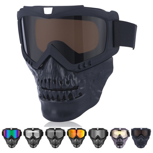 Maschera occhiali moto con - occhiali,