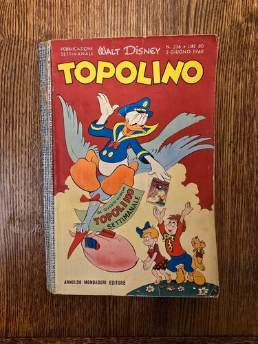 Topolino libretto 236 60 - topolino, 05/6/60
