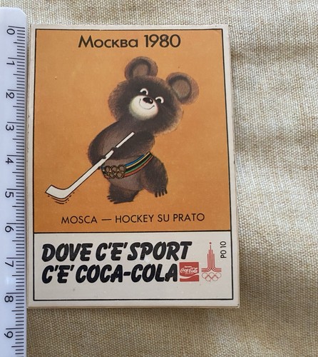 Adesivo olimpiadi mosca 1980 - olimpiadi,