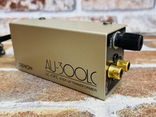 DENON AU-300LC Step Up Transformer MC Cartuccia Giappone Testato Funzionante DDP