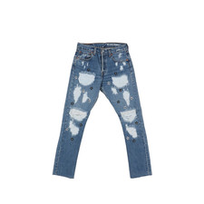 Levi's 513 Slim Customized W30 L32 jeans usato denim (Cod.SJ593) Levis