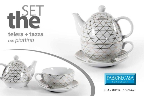 Set teiera tisaniera - teiera, tazza
