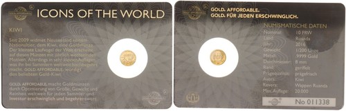 Ruanda frw oro - 10, icone