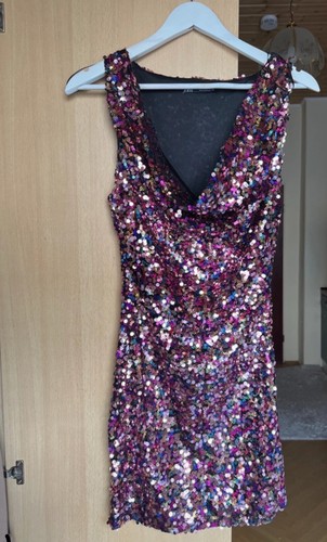 Mini abito con paillettes - , di