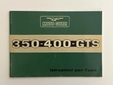 Istruzioni per l'uso MOTO GUZZI 350 - 400 - GTS
