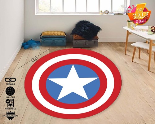 Tappeto rotondo superhero - tappeto, star