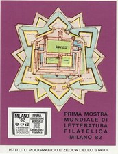Repubblica Italiana - 1982 - Foglietto erinnofilo - Milano 82 - Prova