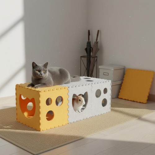 Cubi gioco feltro per gatti - in,