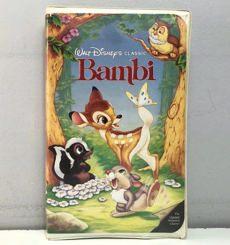 Bambi vhs disney video - bambi, tape