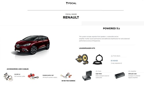 Kit sound upgrade focal - kit, k2