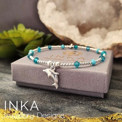 Bracciale delfino argento - bracciale,