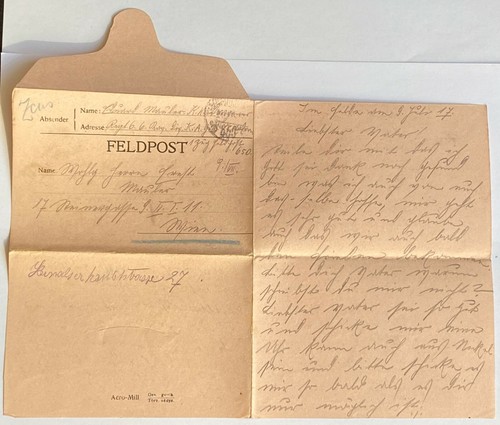 Feldpost brief wien posta - 1,