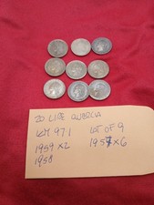 1957-58-59 Italia 20 Lire -