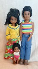 THE SUNSHINE FAMILY 1973 AFRICAN AA HAPPY FAMILY MATTEL VINTAGE DOLLS VERY RARE